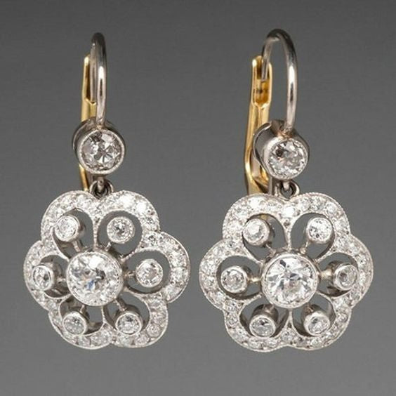 Timeless Crystal Mandala Earrings