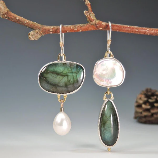 Elegant Natural Stone Earrings