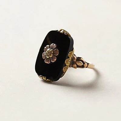 Stylish Black Stone Ring
