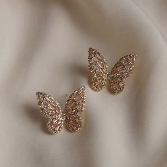 Trendy Bright Butterfly Earrings