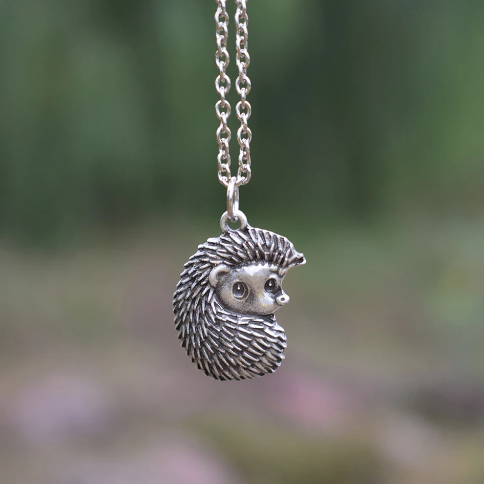 Stylish Porcupine Silver Necklace