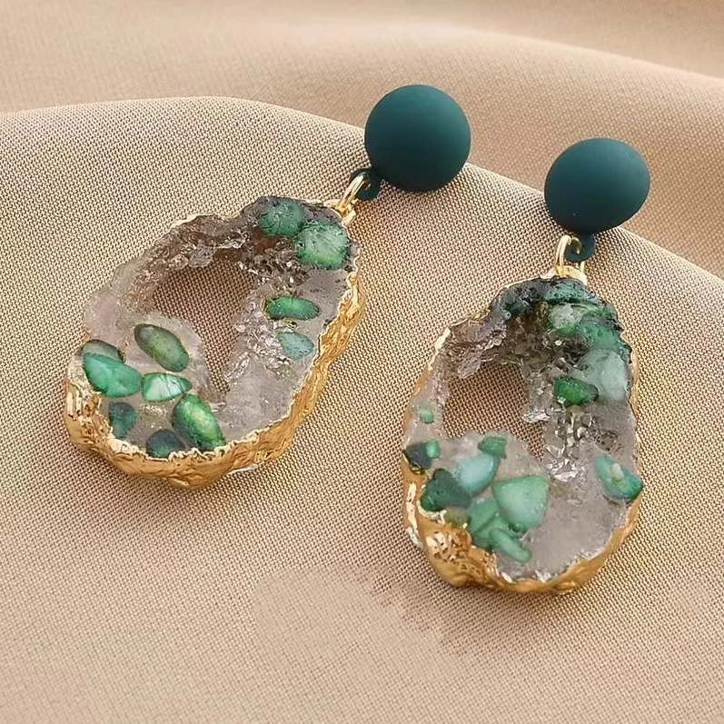 Elegant Nature Crystal Earrings