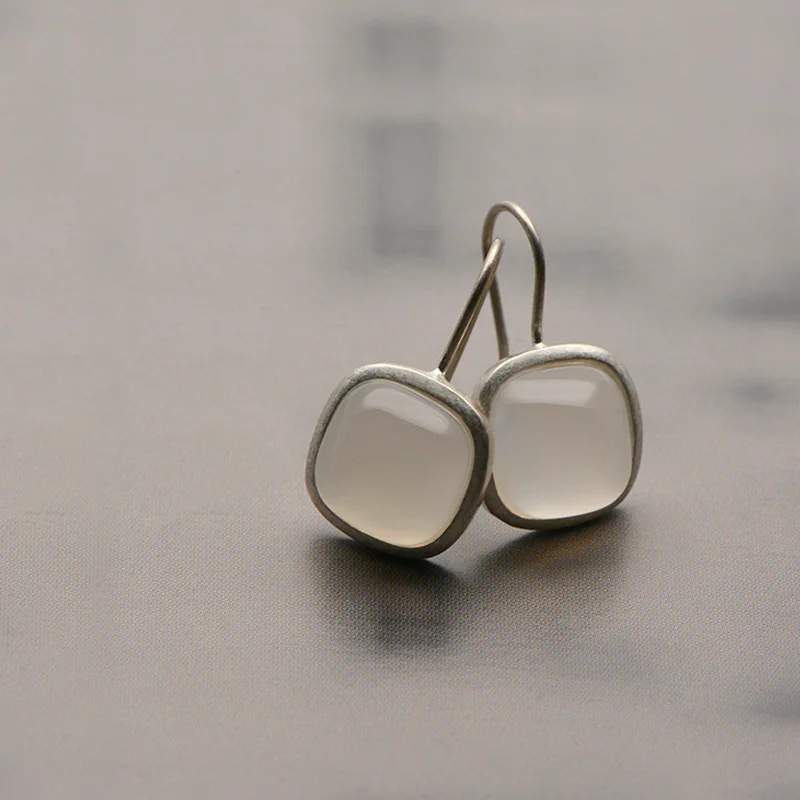 Stylish Moonstone Crystal Earrings