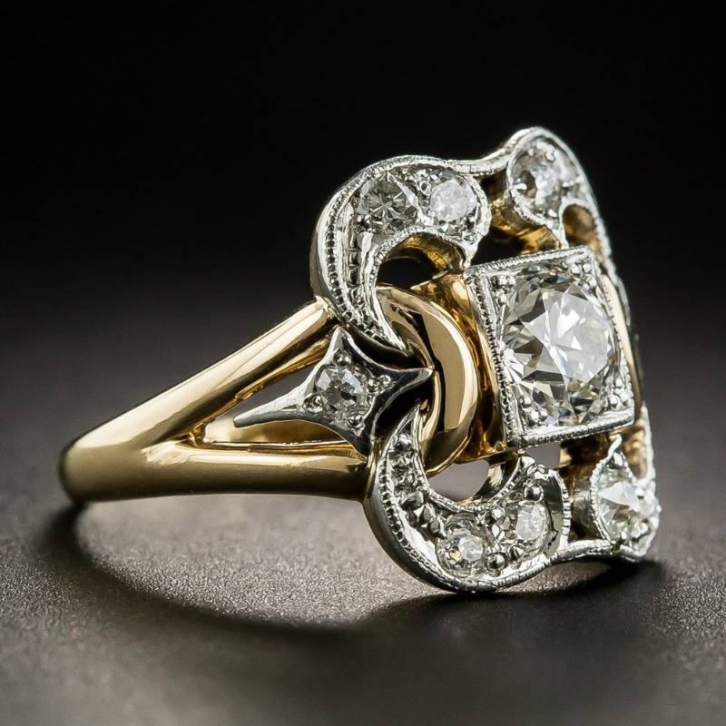 Minimalist Zirconia Gold Ring
