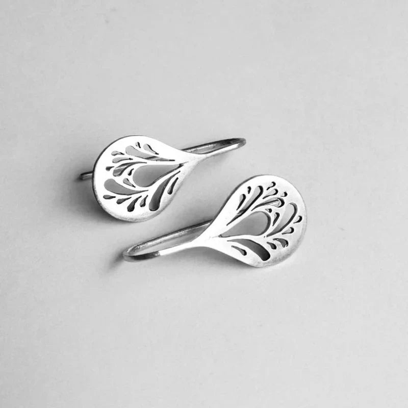 Minimalist Hollow Drop Earrings