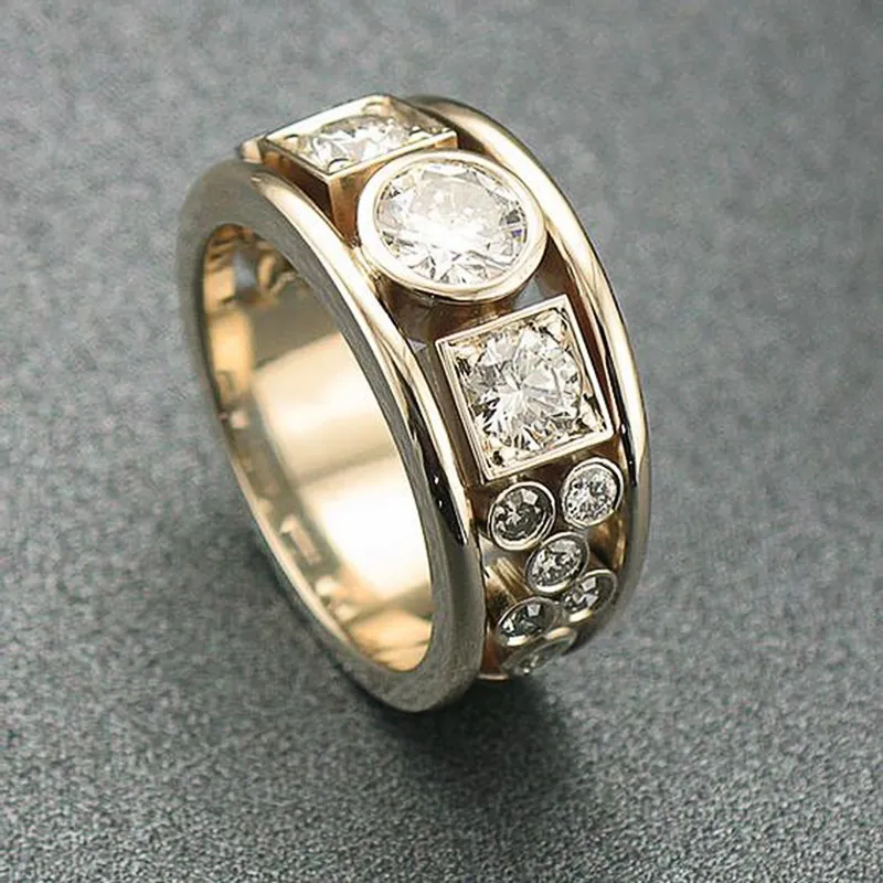 Timeless Gold Zirconia Ring
