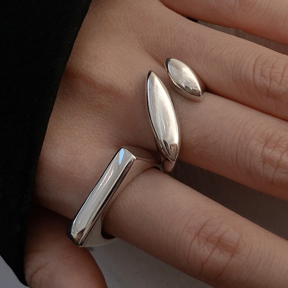 Classic Silver Ring Set
