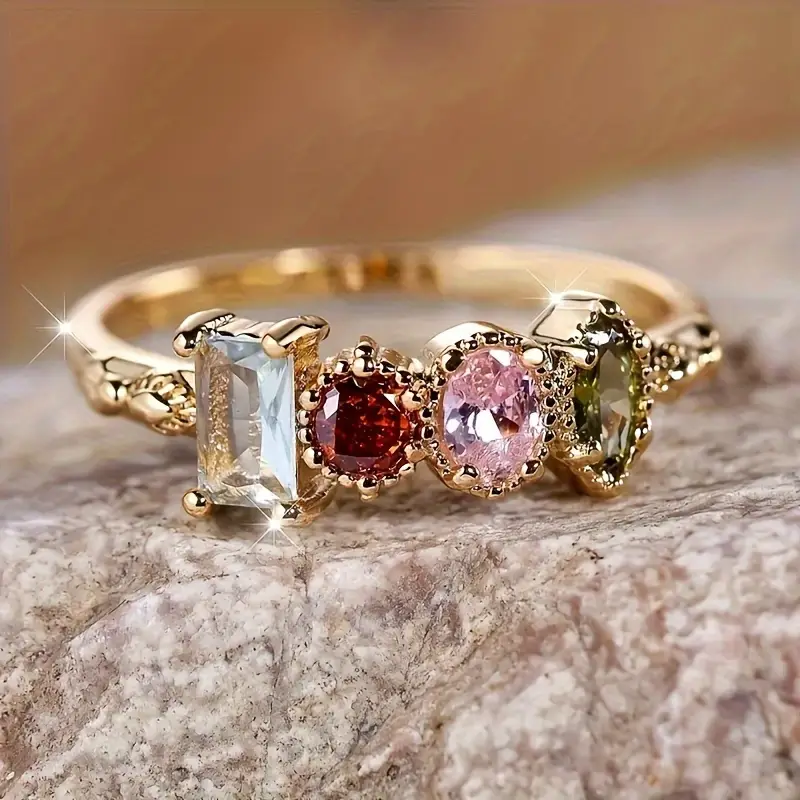 Timeless Gold Floral Ring