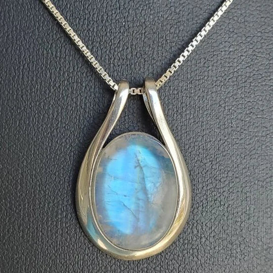 Modern White Opal Necklace