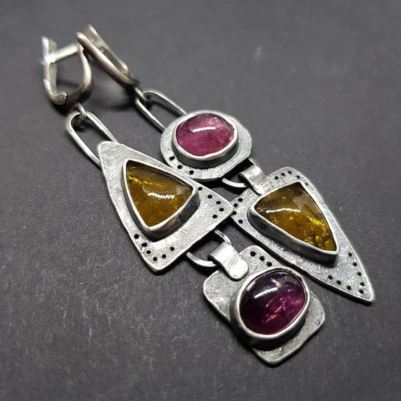 Timeless Triangular Geometric Earrings