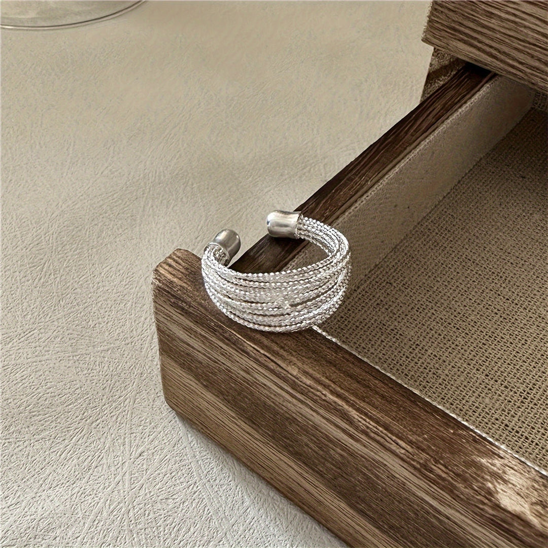 Chic Adjustable Multi-Band Open Ring