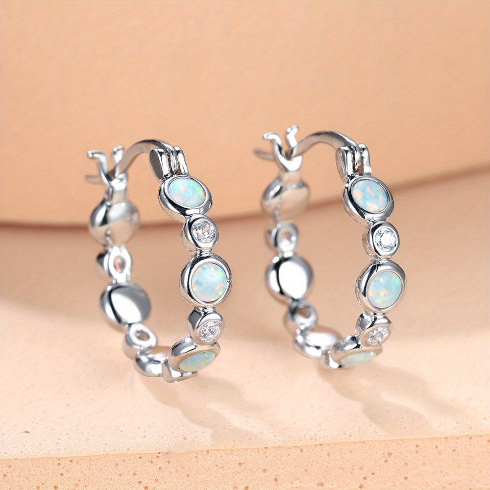 Elegant Stylish-Inspired Copper Hoop Earrings