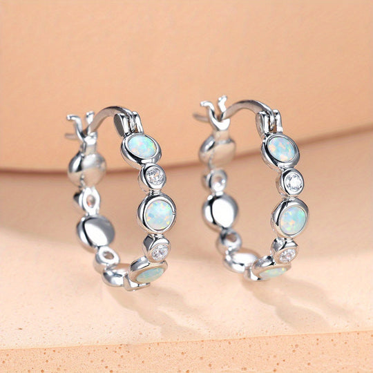 Elegant Stylish-Inspired Copper Hoop Earrings