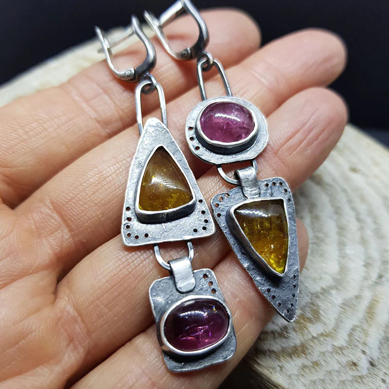 Timeless Triangular Geometric Earrings