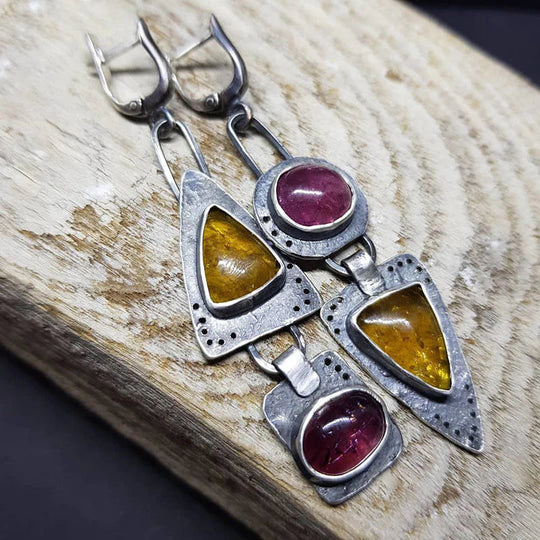 Timeless Triangular Geometric Earrings