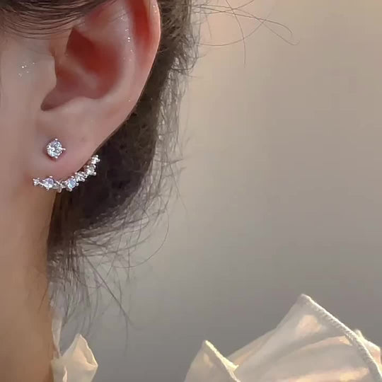 Elegant French Minimalist-Inspired Stud Earrings