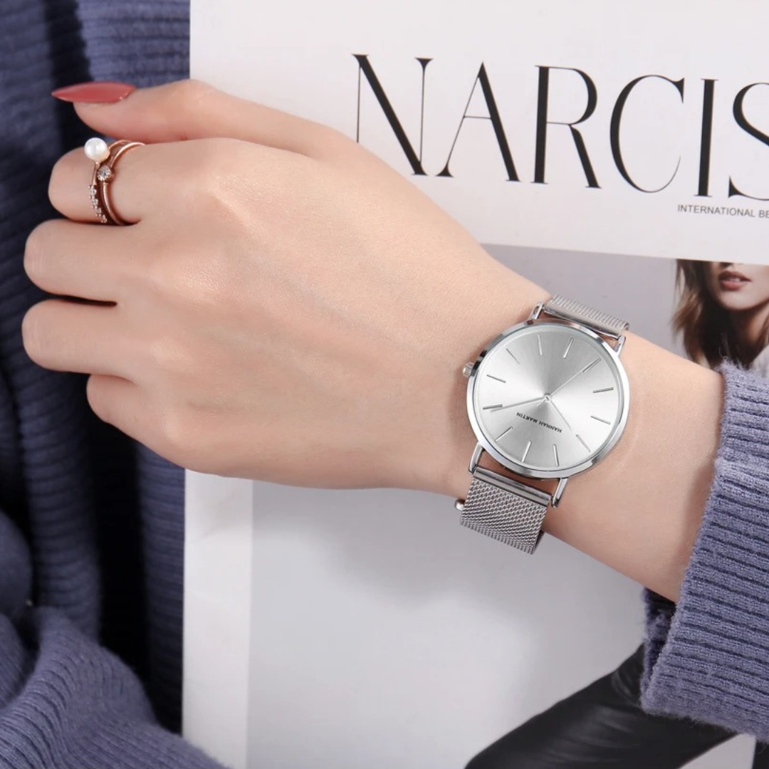 Modern Steel Strap Fashion Watch