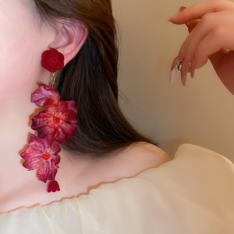 Classic Rose Earrings