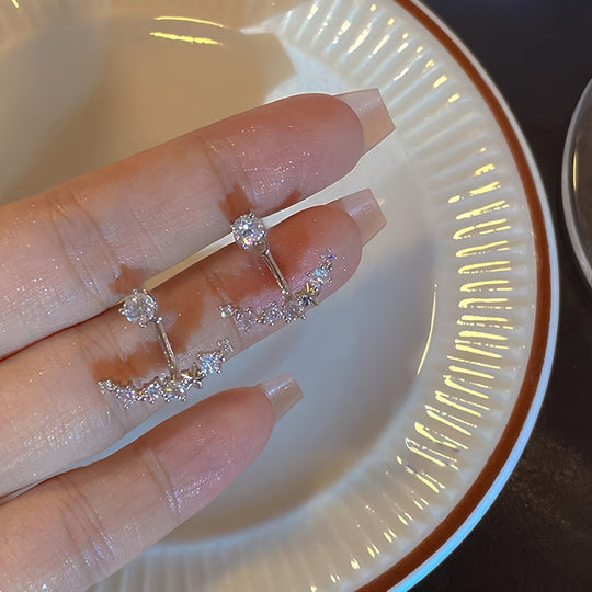 Elegant French Minimalist-Inspired Stud Earrings