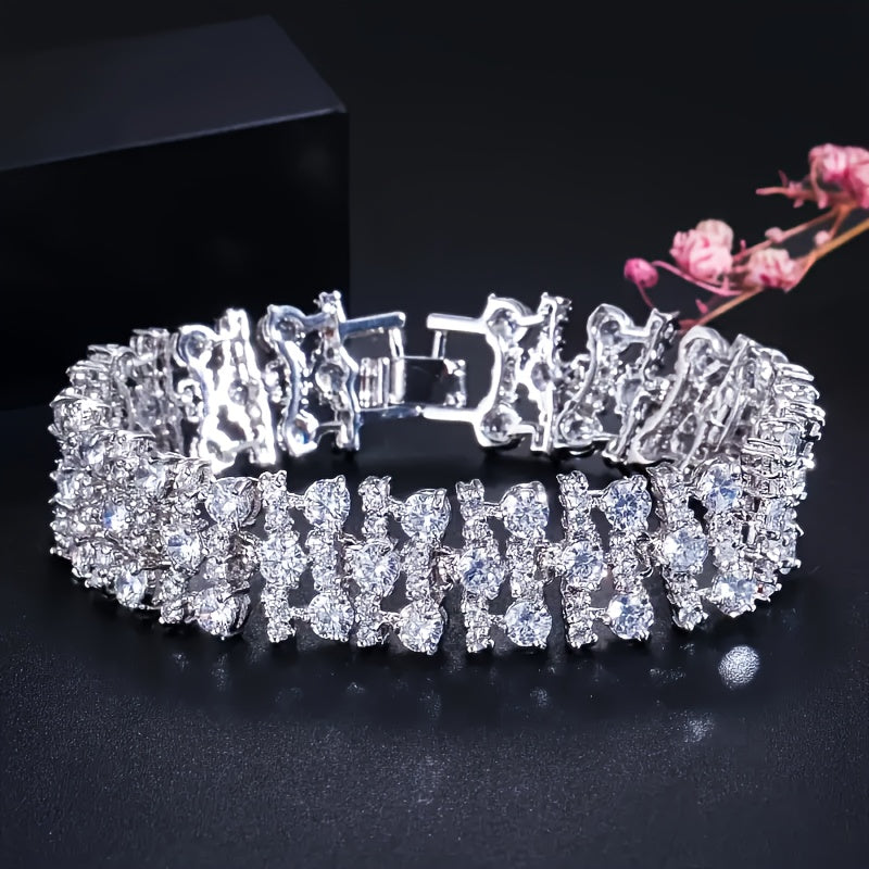 Timeless Bohemian Style Tennis Bracelet