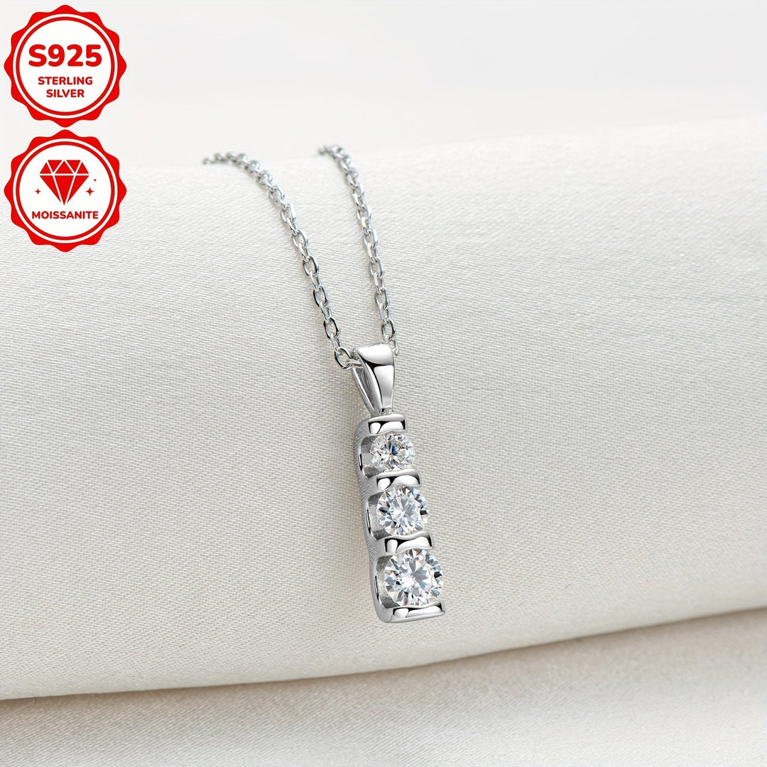 Moissanite Pendant Necklace