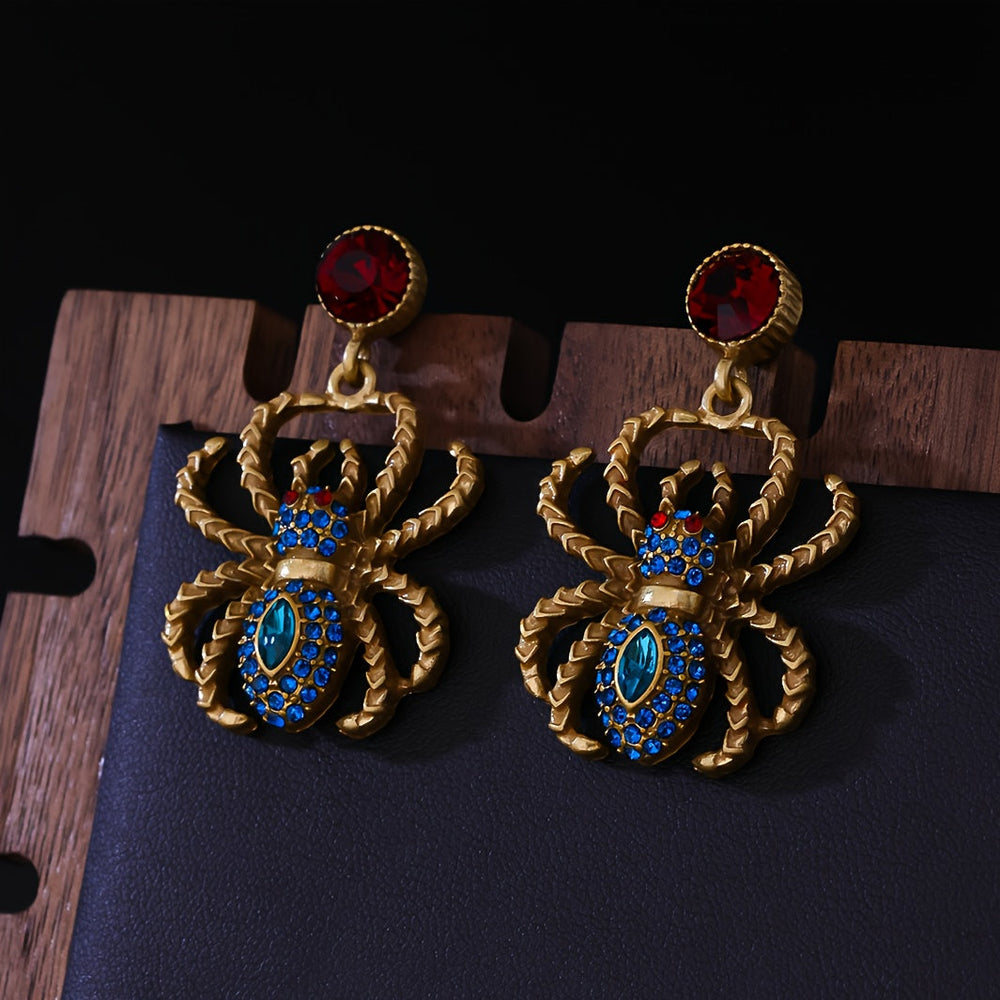 Minimalist Elegant Spider Drop Earrings