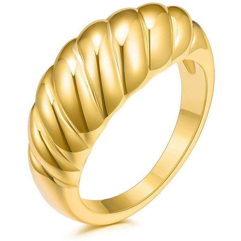 Elegant Fashion Chunky Dome Ring