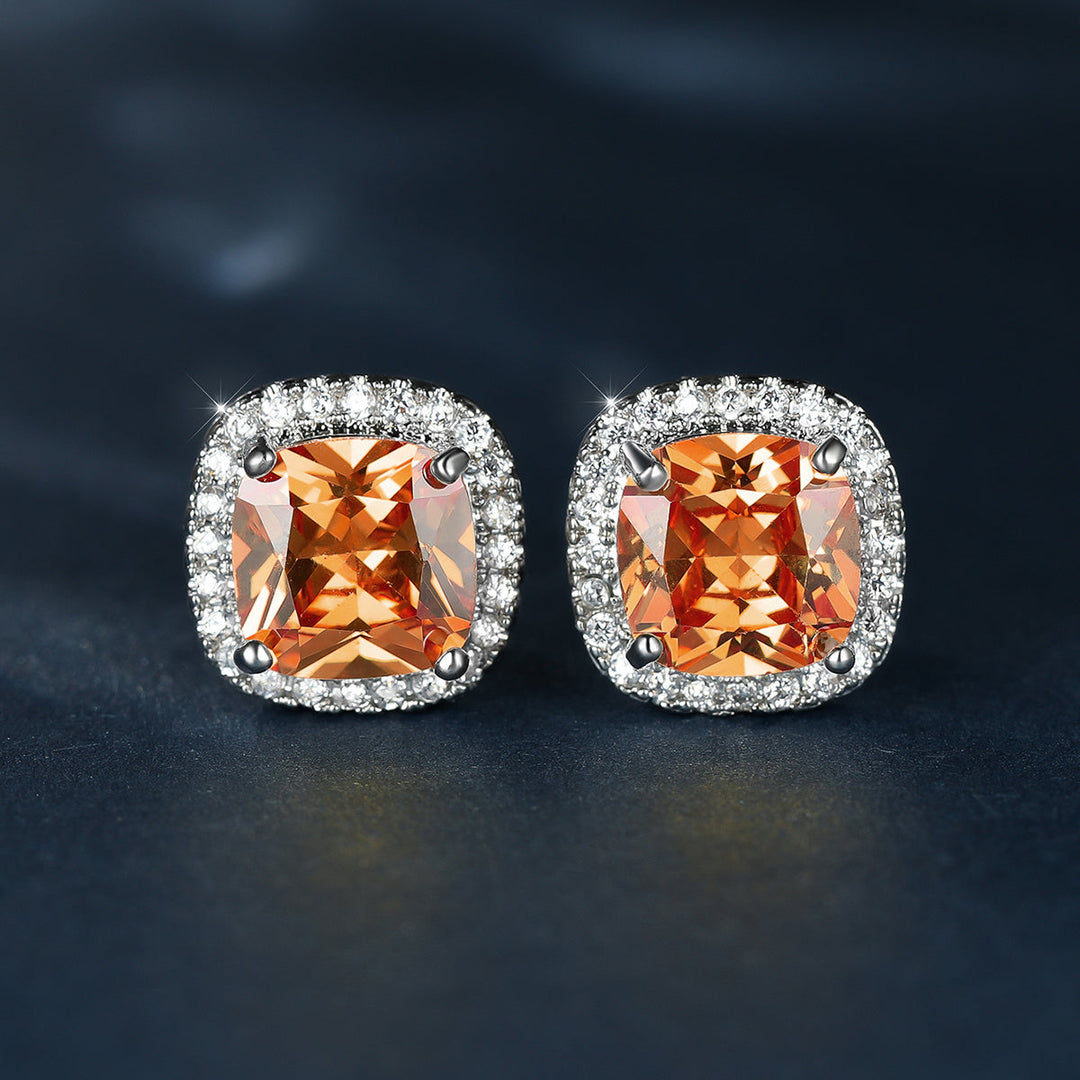 Classic Stone Stud Earrings