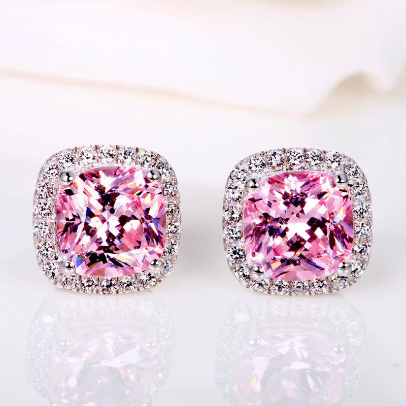 Classic Stone Stud Earrings