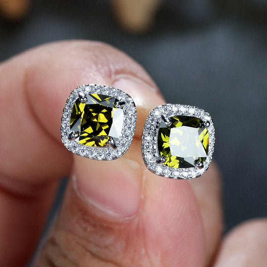 Classic Stone Stud Earrings