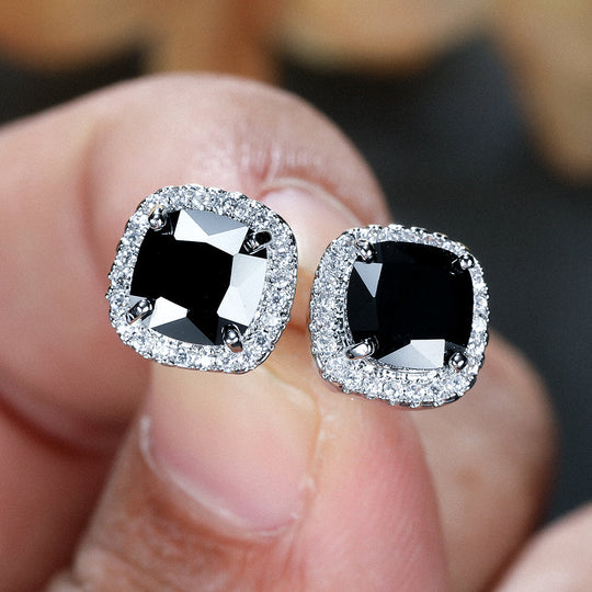 Classic Stone Stud Earrings