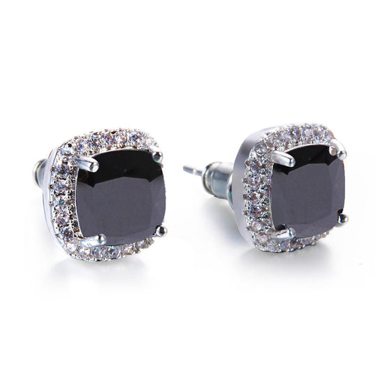 Classic Stone Stud Earrings