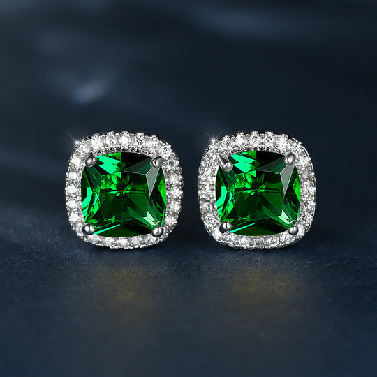 Classic Stone Stud Earrings