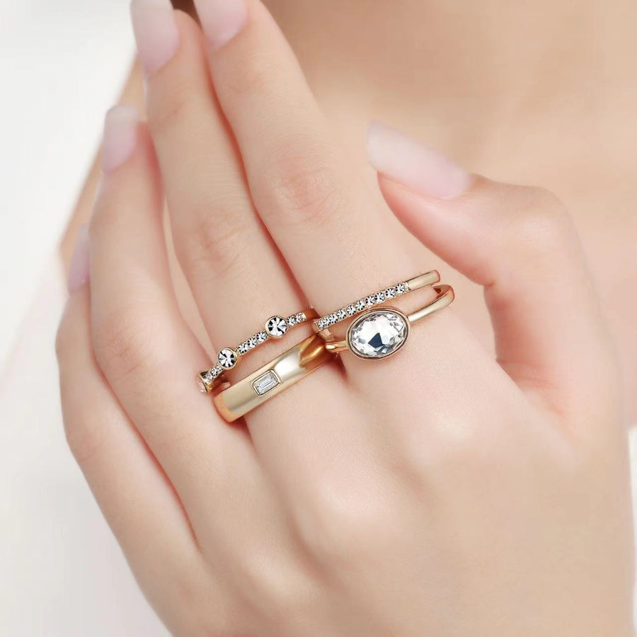 4-Piece Stylish Ring Set