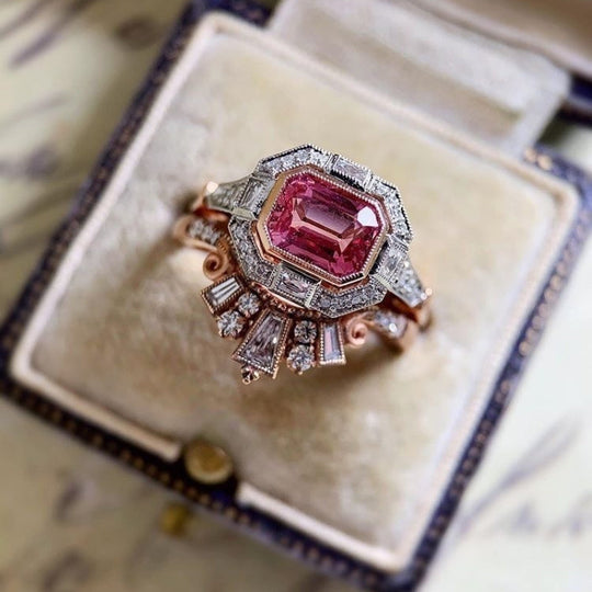 Stylish Zirconia Decorative Ring