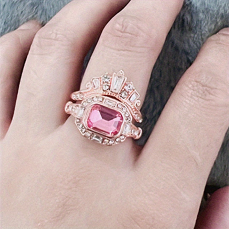 Stylish Zirconia Decorative Ring