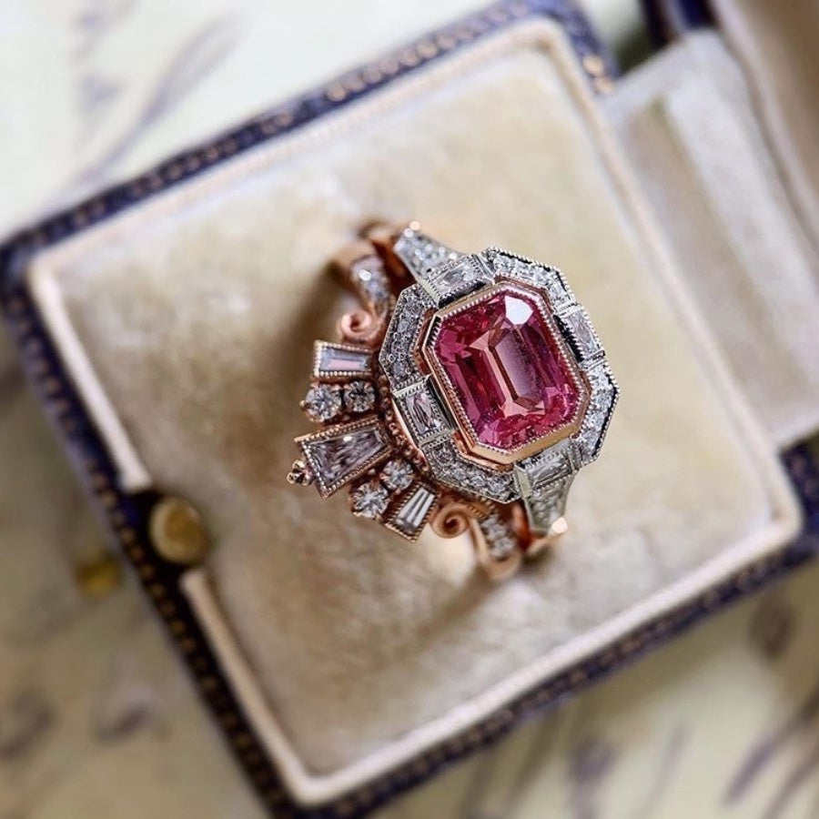 Stylish Zirconia Decorative Ring