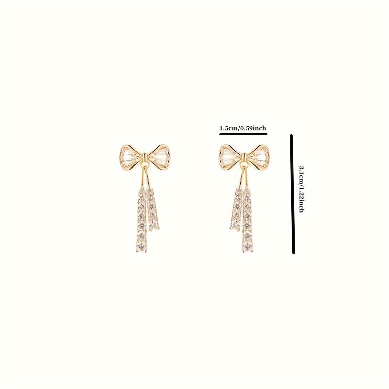 Timeless Zirconia Drop Earrings