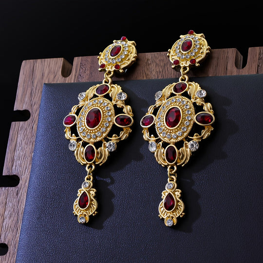 Elegant Sleek Palace Drop Earrings