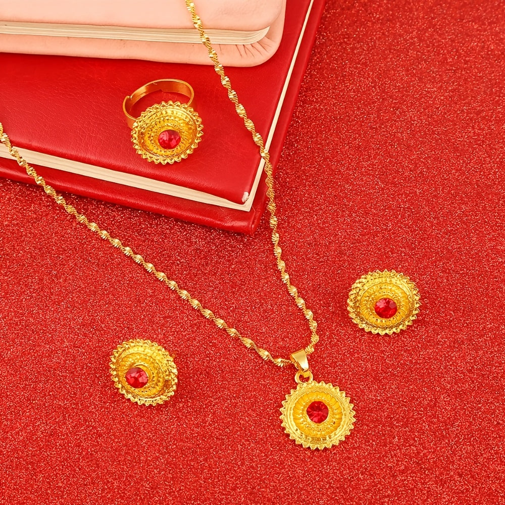 Timeless Boho 24K Gold Plated Jewelry Set