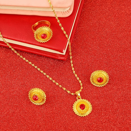 Timeless Boho 24K Gold Plated Jewelry Set