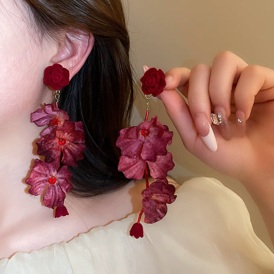 Classic Rose Earrings