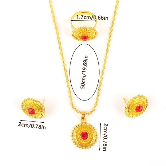 Timeless Boho 24K Gold Plated Jewelry Set