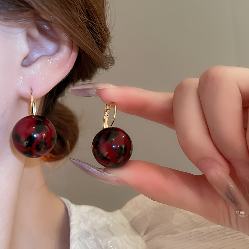 Timeless Resin Dangle Earrings
