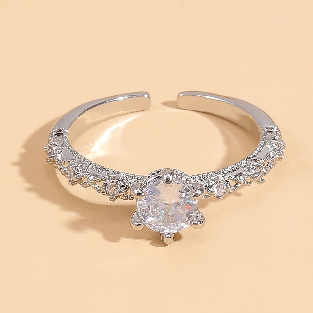 Elegant Synthetic Zirconia  Earrings