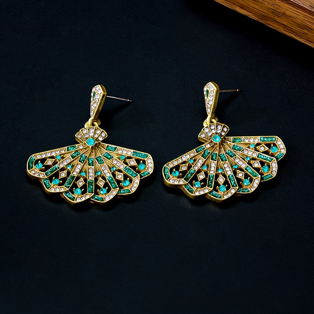 Timeless Copper Alloy Earrings with Rhinestone