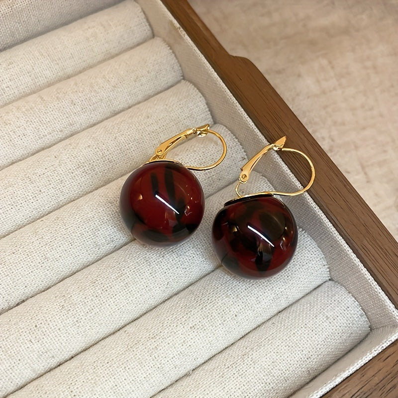 Timeless Resin Dangle Earrings