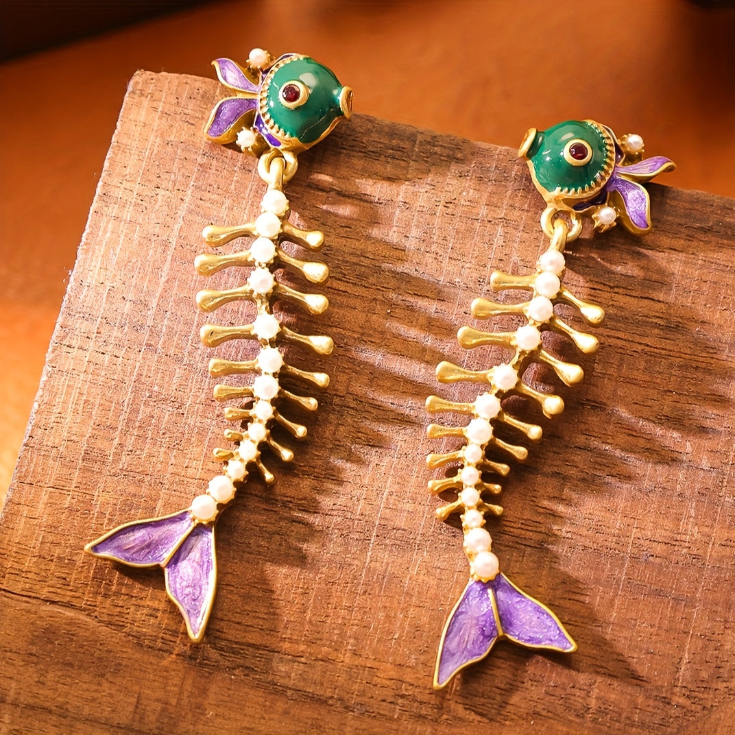 Trendy Bohemian Fish Earrings