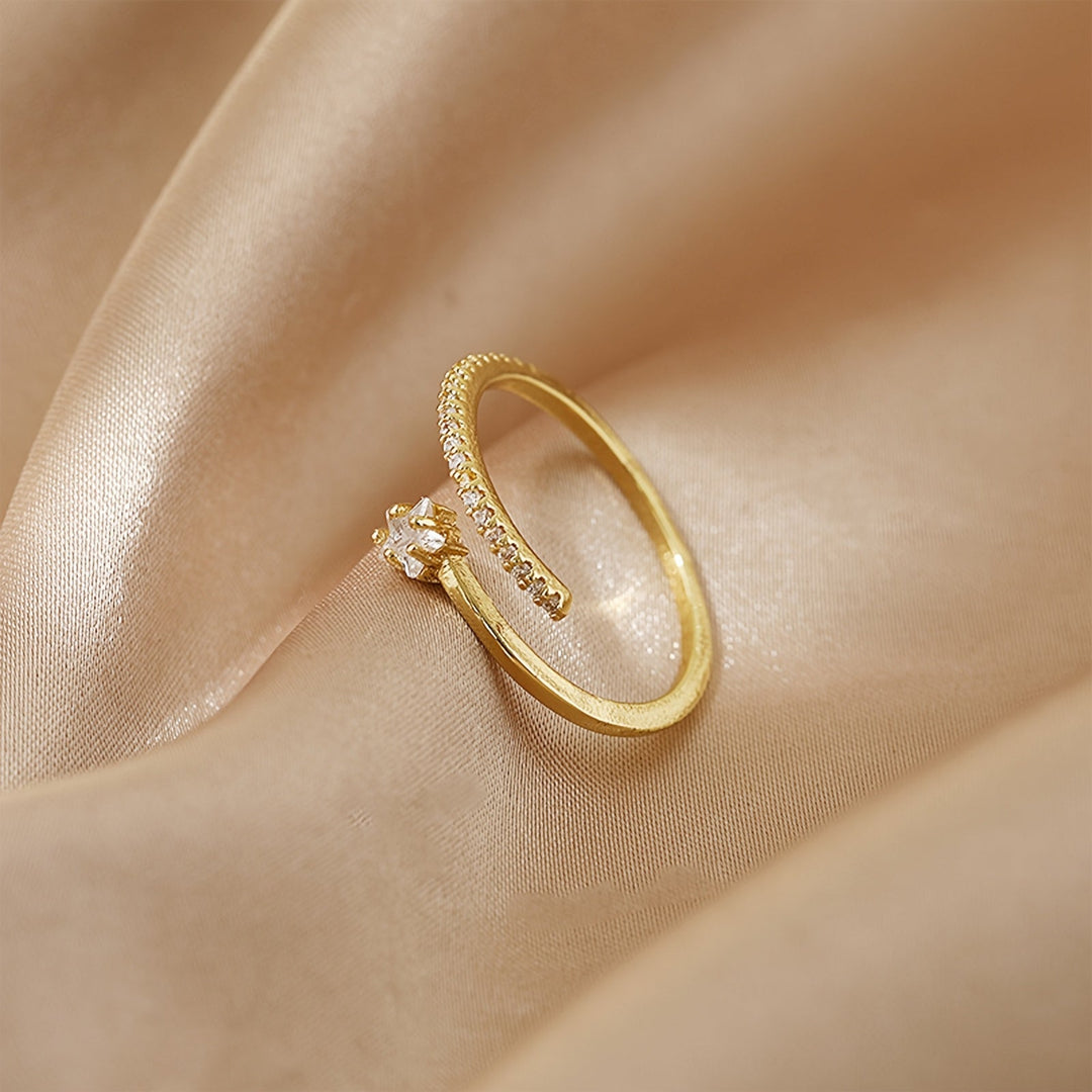 Adjustable Open Star Ring