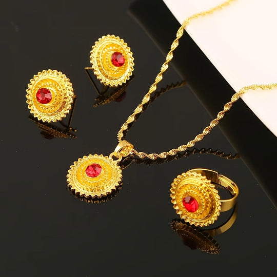 Timeless Boho 24K Gold Plated Jewelry Set